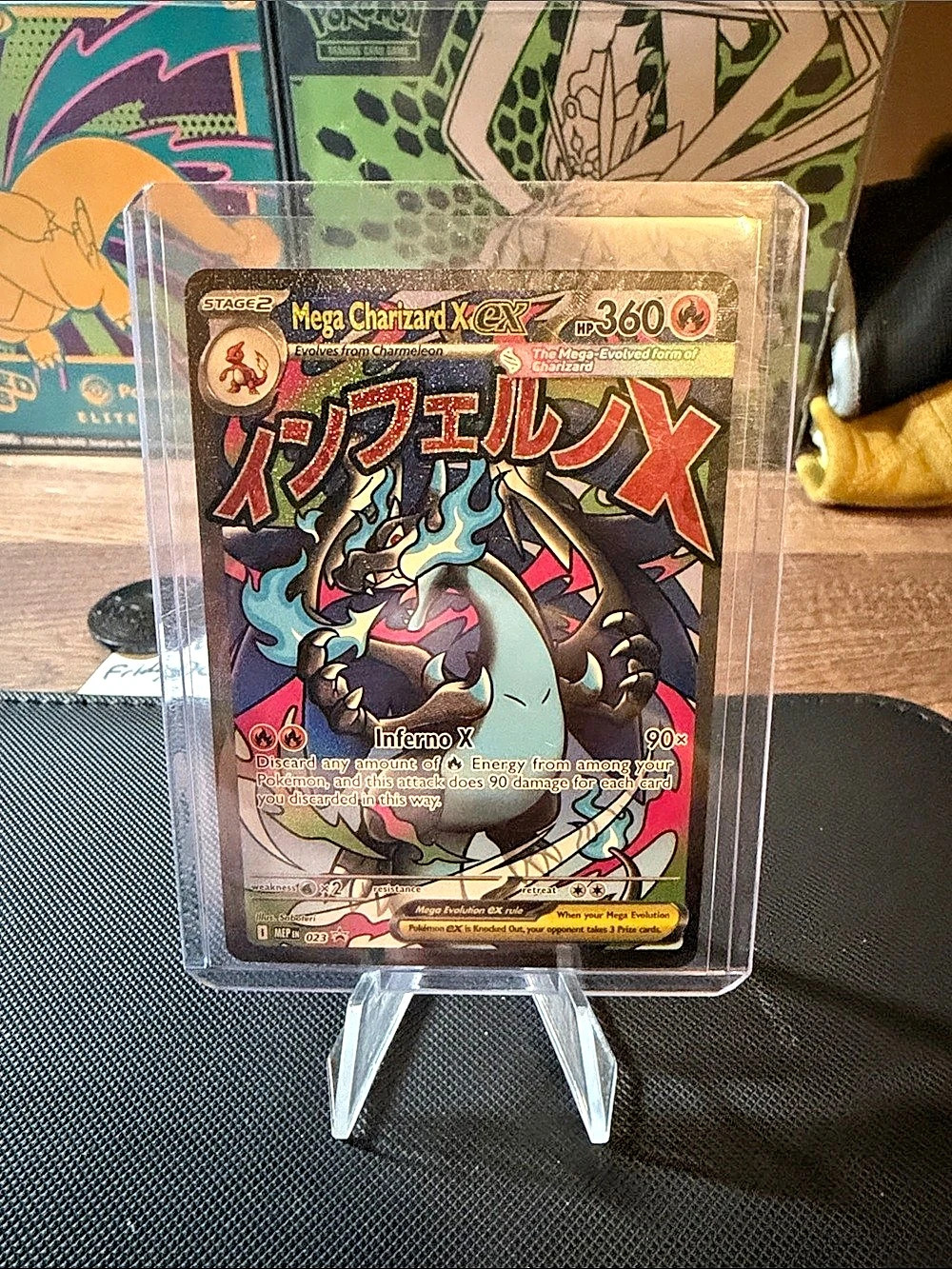Pokemon Mega Charizard X ex Card 360 HP Like New